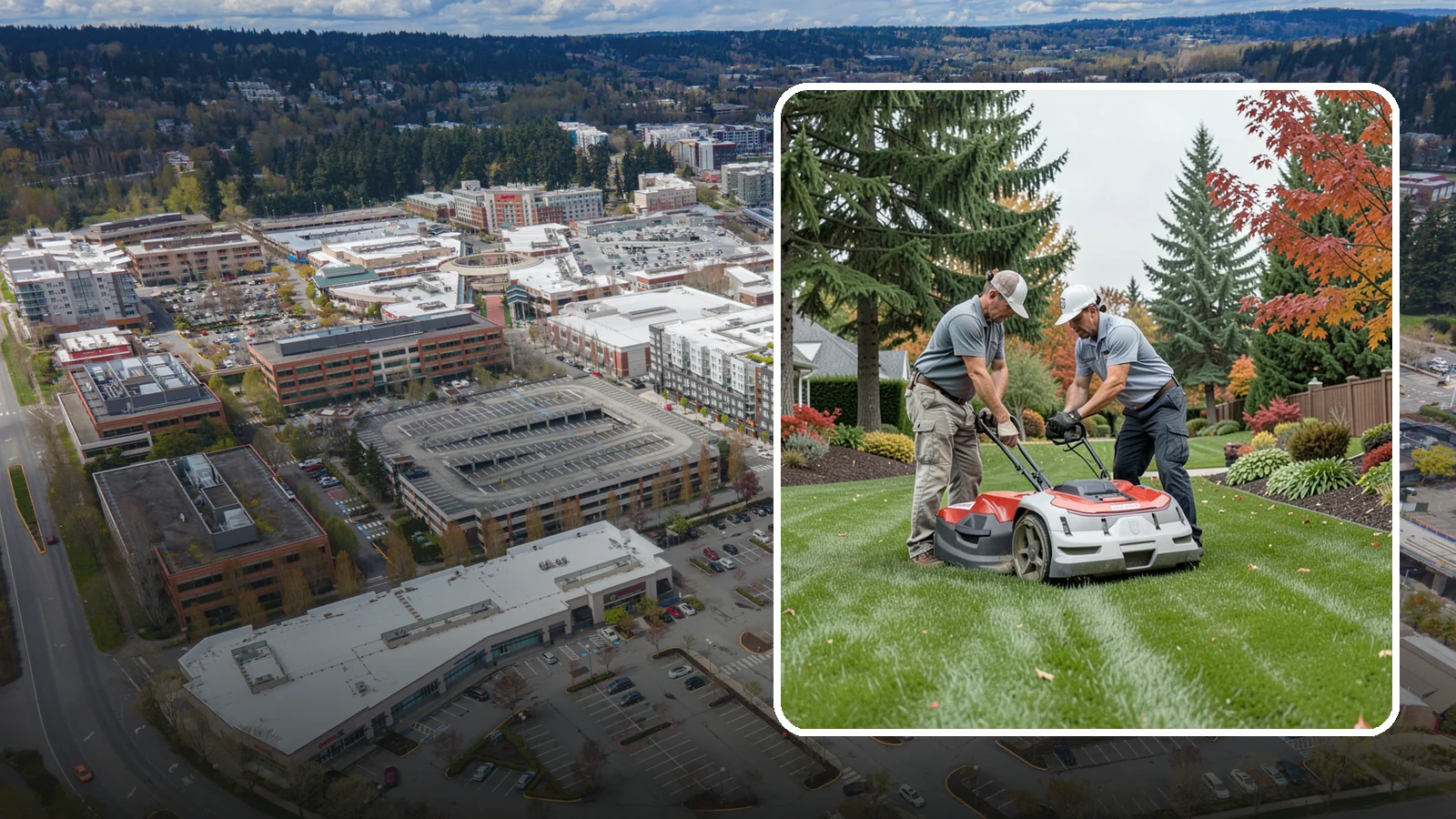 One-Time Lawn Mowing in Redmond, King County, WA - Get a single professional cut for an overgrown lawn, a rental turnover, or a special event without any ongoing commitment.