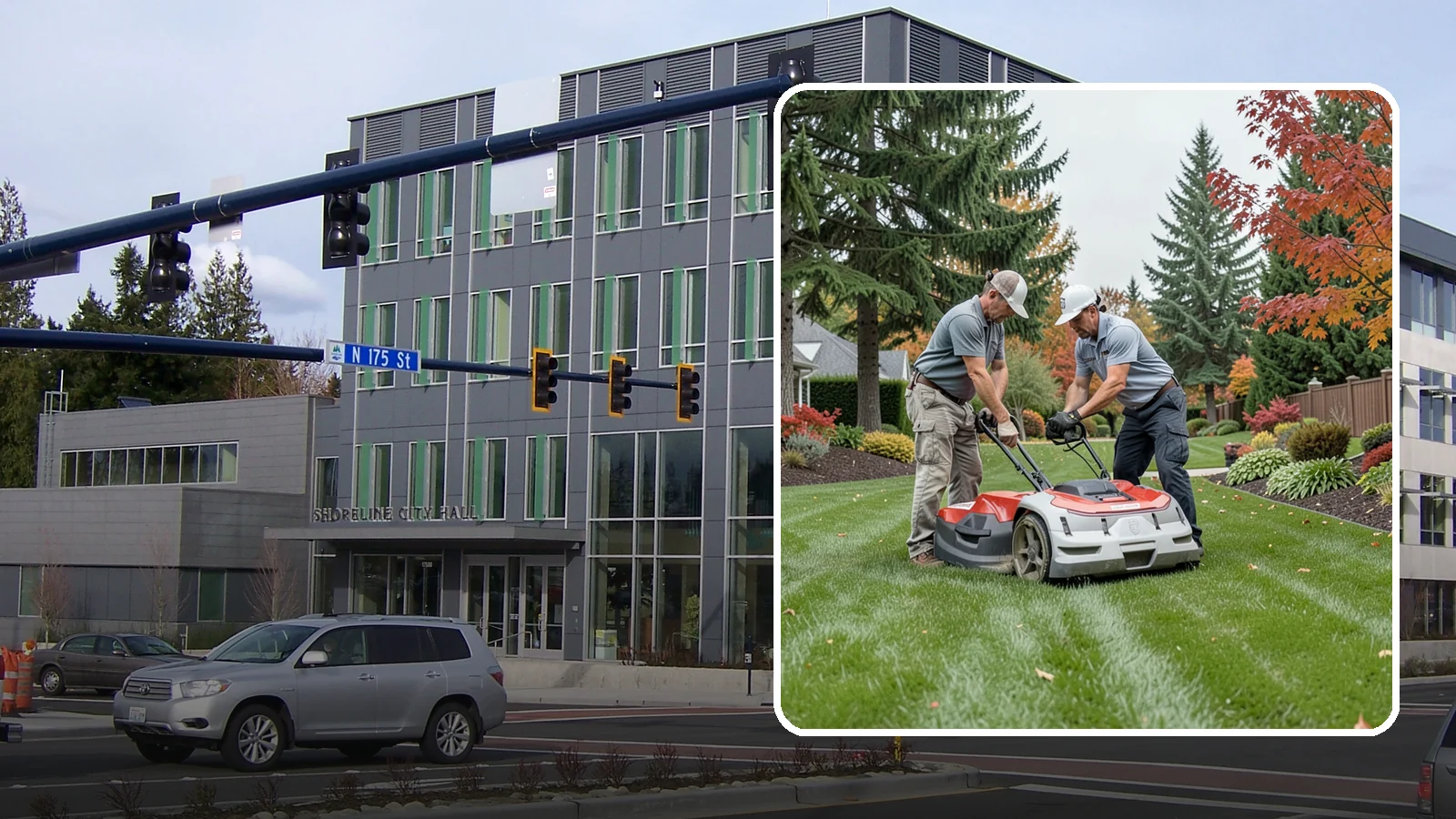 One-Time Lawn Mowing in Shoreline, King County, WA - Get a single professional cut for an overgrown lawn, a rental turnover, or a special event without any ongoing commitment.