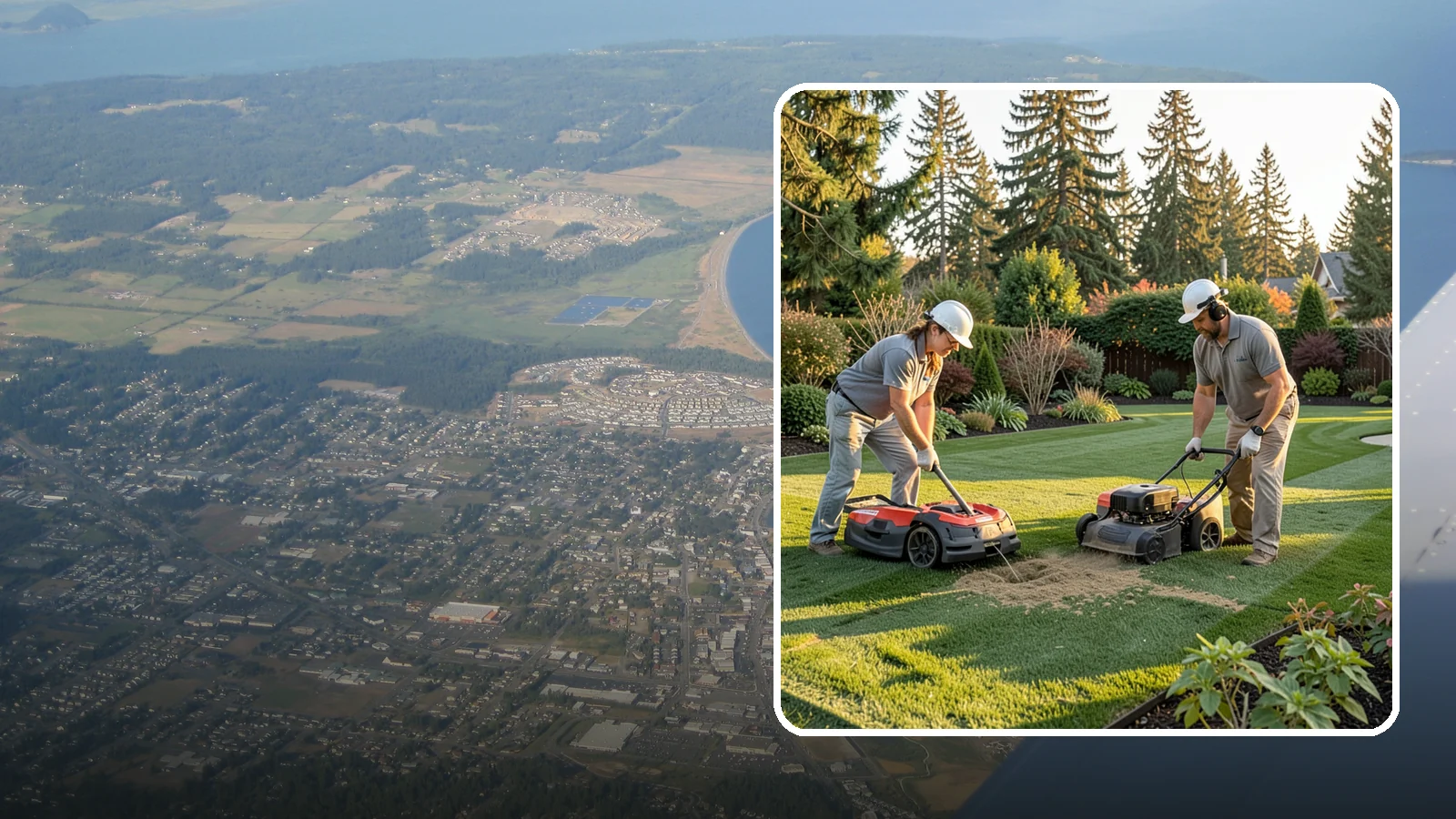 Organic Lawn Care in Oak Harbor, Island County, WA - Nurture a healthy, chemical-free lawn using natural fertilizers and soil-building practices safe for kids, pets, and salmon...