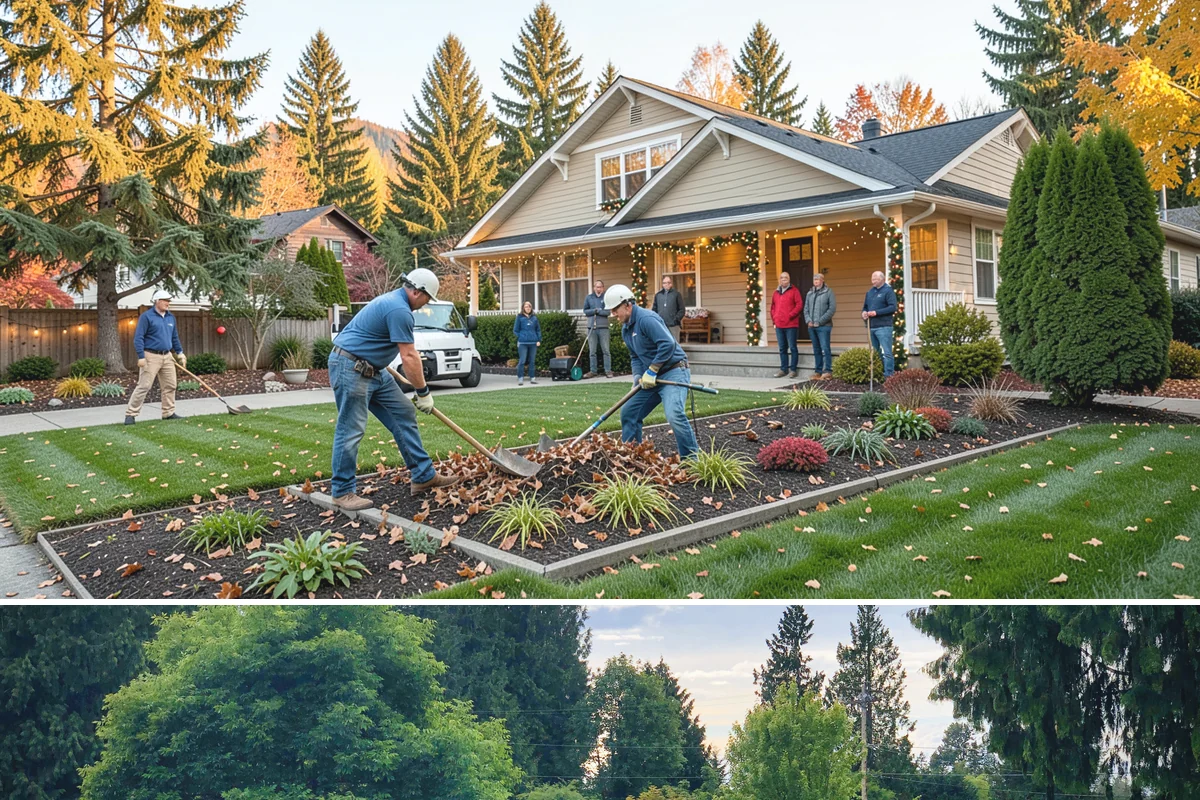 Ornamental Grass Cutting in Bonney Lake, Pierce County, WA - Best cut back in late winter to early spring before new growth starts.