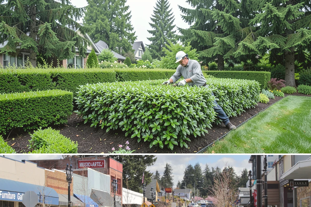 Ornamental Grass Cutting in Bothell, King County, WA - Best cut back in late winter to early spring before new growth starts.