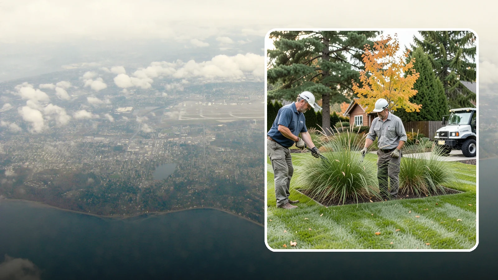 Ornamental Grass Cutting in Burien, King County, WA - Seasonal cutback of ornamental grasses to clear old growth and make way for fresh spring foliage.
