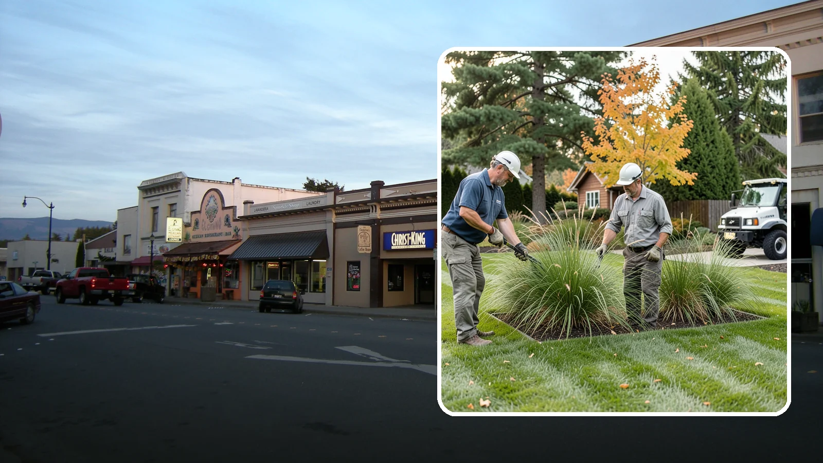 Ornamental Grass Cutting in Burlington, Skagit County, WA - Seasonal cutback of ornamental grasses to clear old growth and make way for fresh spring foliage.