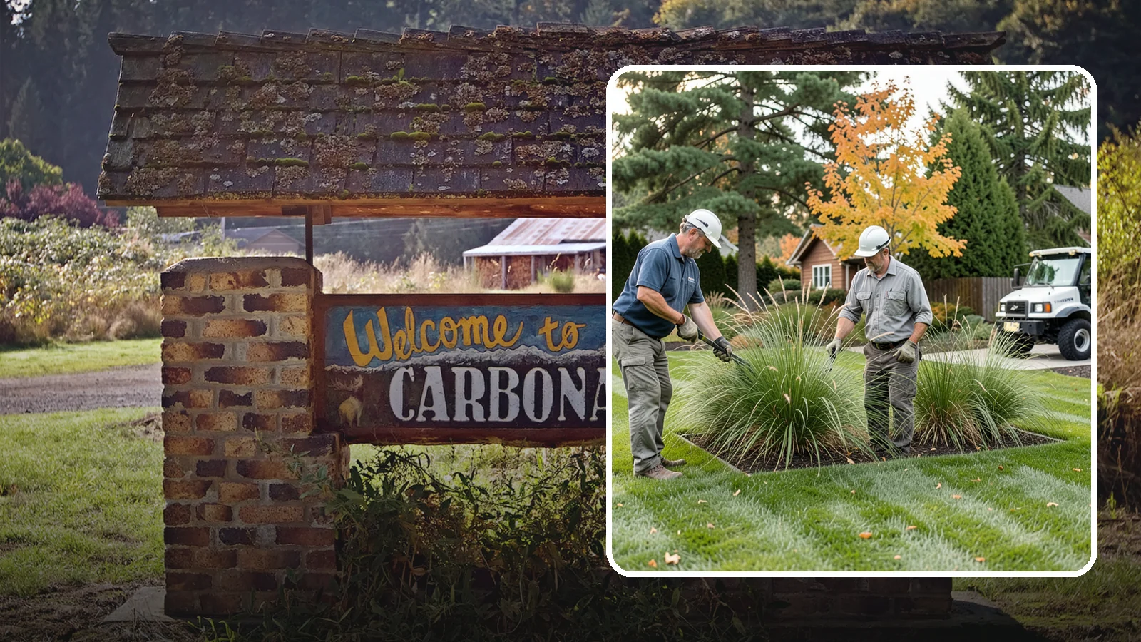 Ornamental Grass Cutting in Carbonado, Pierce County, WA - Seasonal cutback of ornamental grasses to clear old growth and make way for fresh spring foliage.