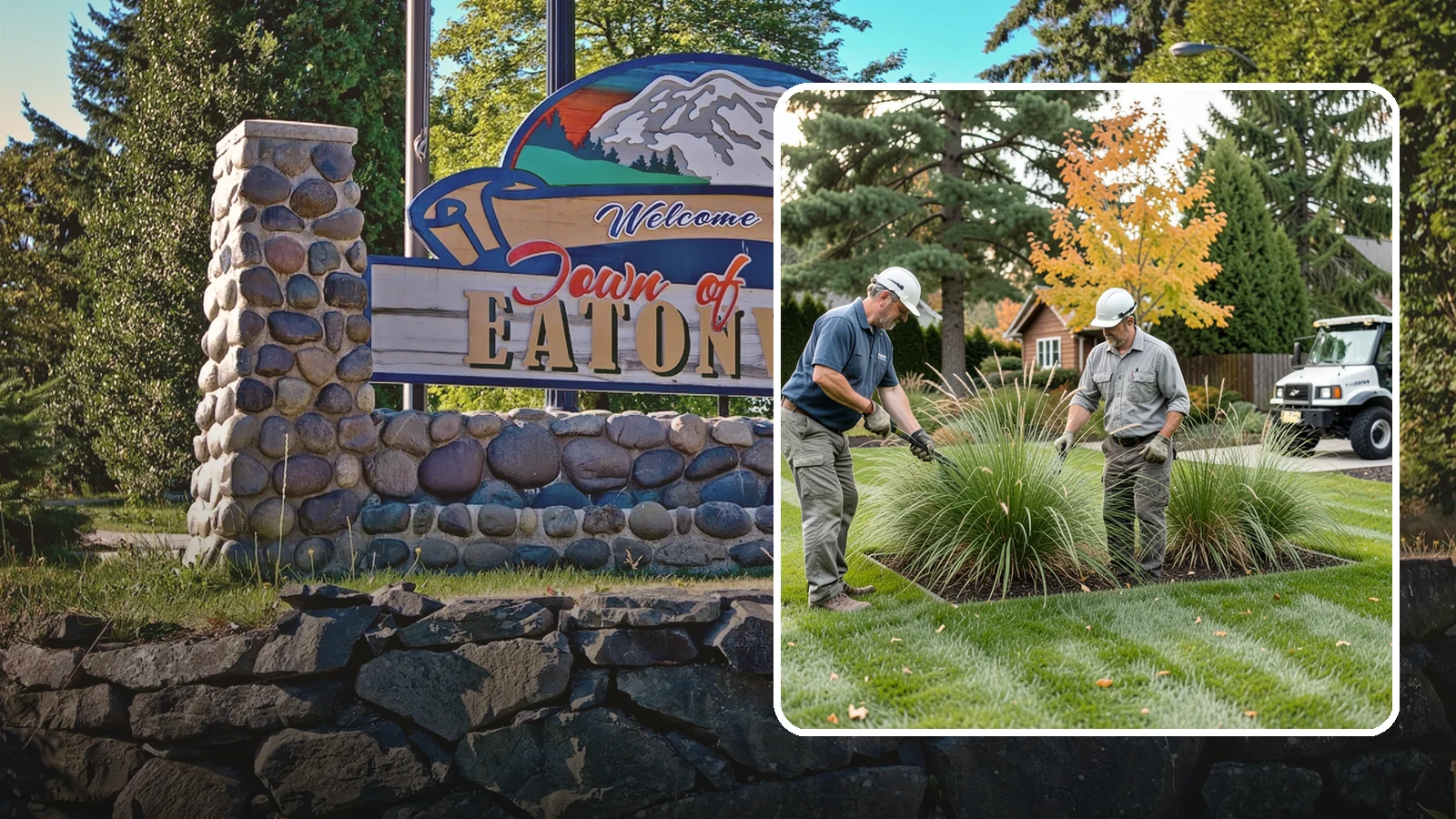 Ornamental Grass Cutting in Eatonville, Pierce County, WA - Seasonal cutback of ornamental grasses to clear old growth and make way for fresh spring foliage.