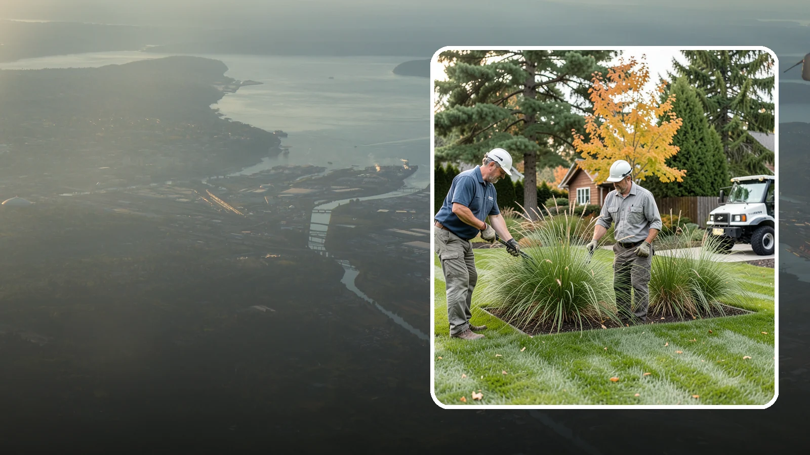 Ornamental Grass Cutting in Fife, Pierce County, WA - Seasonal cutback of ornamental grasses to clear old growth and make way for fresh spring foliage.