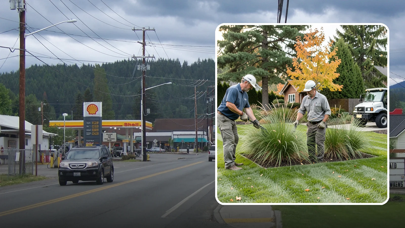 Ornamental Grass Cutting in Granite Falls, Snohomish County, WA - Seasonal cutback of ornamental grasses to clear old growth and make way for fresh spring foliage.