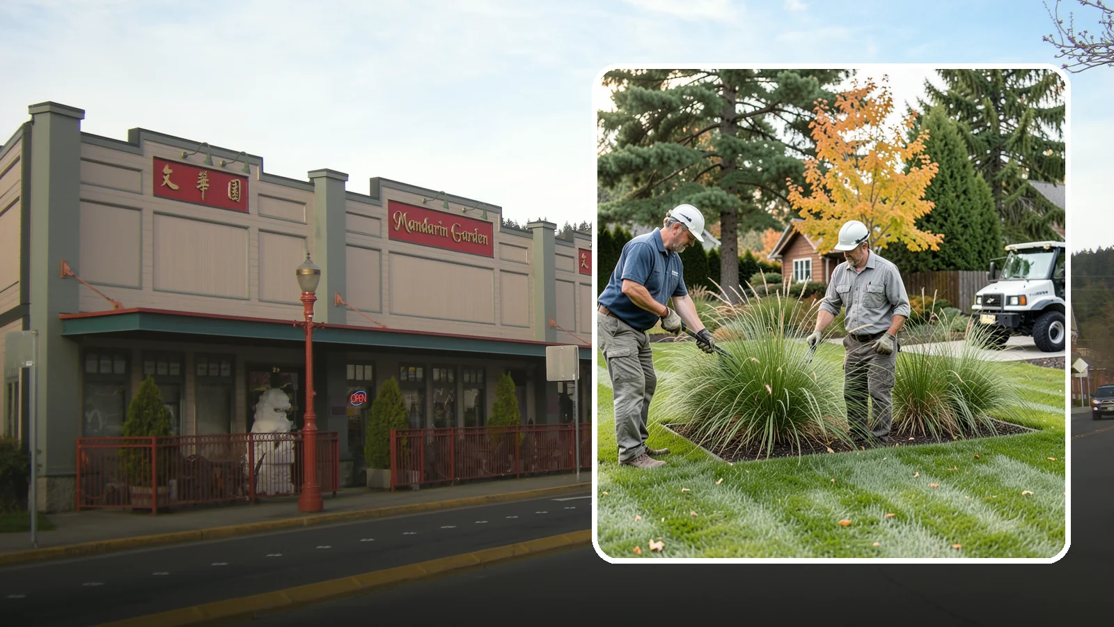 Ornamental Grass Cutting in Issaquah, King County, WA - Seasonal cutback of ornamental grasses to clear old growth and make way for fresh spring foliage.