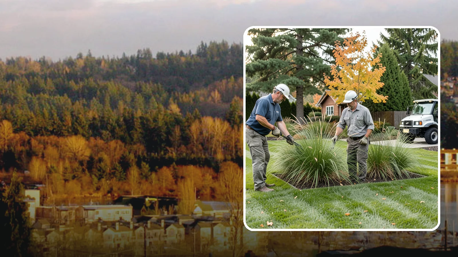 Ornamental Grass Cutting in Kenmore, King County, WA - Seasonal cutback of ornamental grasses to clear old growth and make way for fresh spring foliage.
