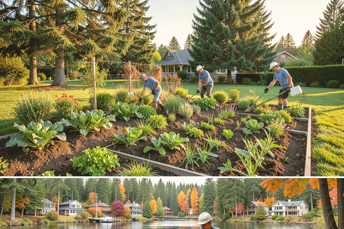 Ornamental Grass Cutting in La Conner, Skagit County, WA - Best cut back in late winter to early spring before new growth starts.