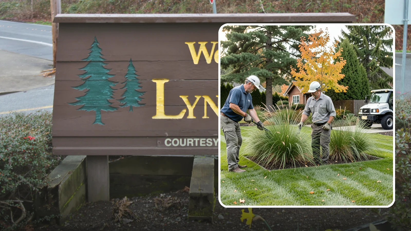 Ornamental Grass Cutting in Lynnwood, Snohomish County, WA - Seasonal cutback of ornamental grasses to clear old growth and make way for fresh spring foliage.