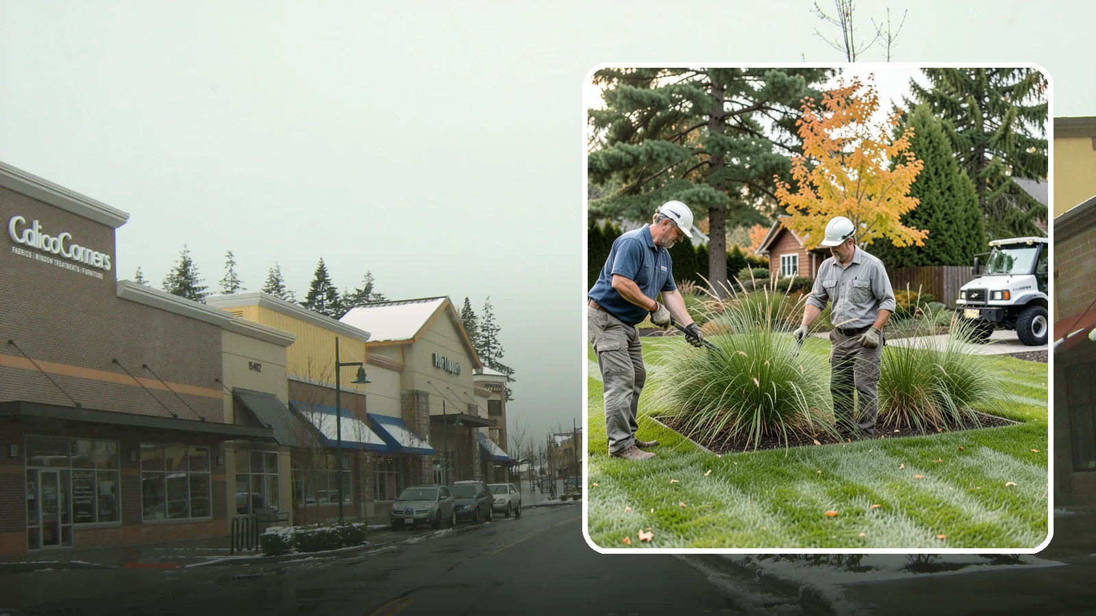 Ornamental Grass Cutting in Mill Creek, Snohomish County, WA - Seasonal cutback of ornamental grasses to clear old growth and make way for fresh spring foliage.