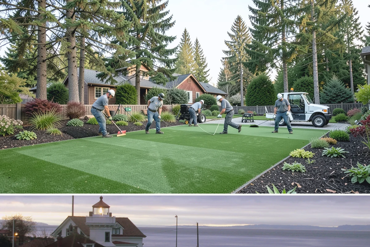 Ornamental Grass Cutting in Mukilteo, Snohomish County, WA - Best cut back in late winter to early spring before new growth starts.