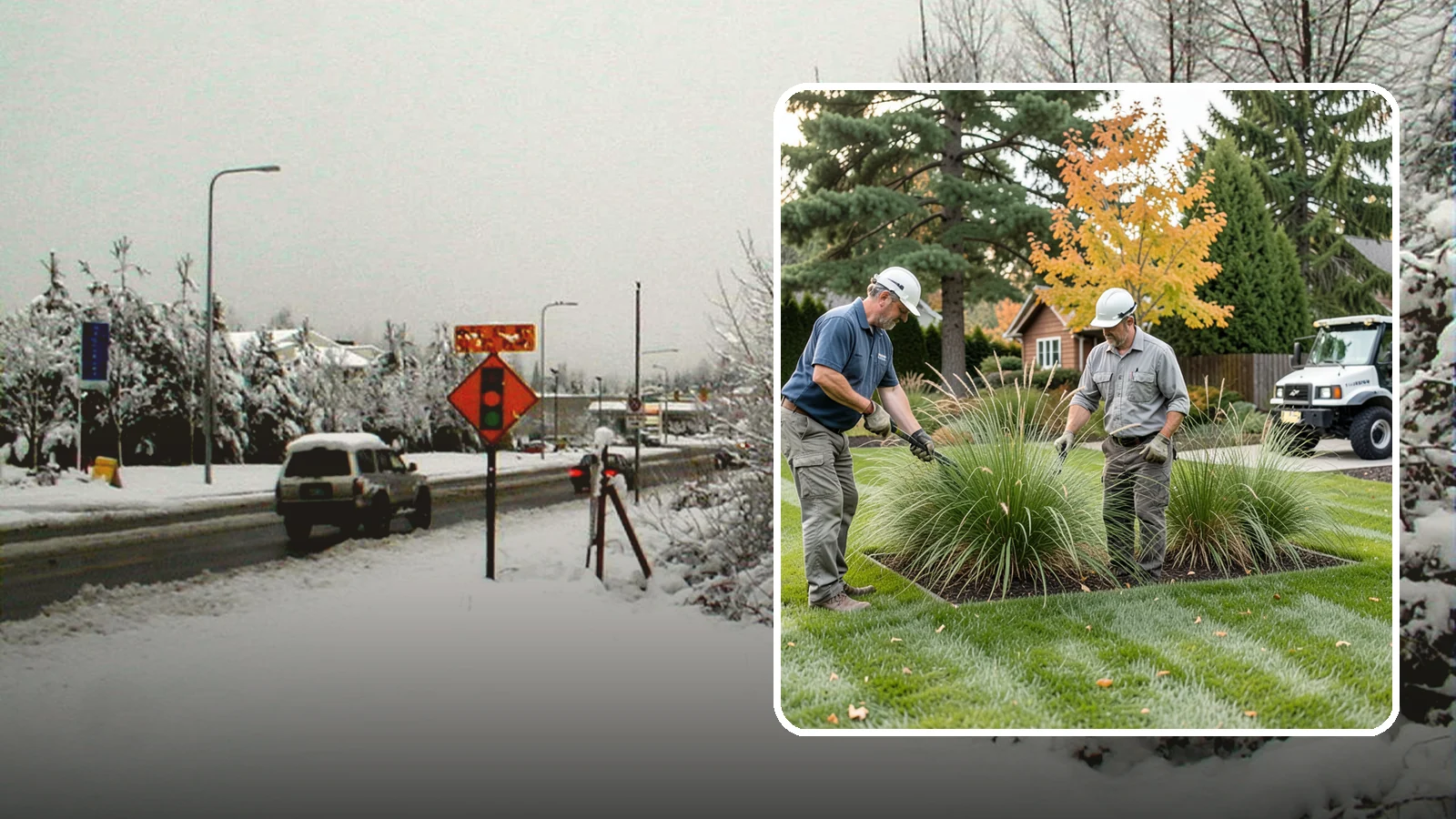 Ornamental Grass Cutting in Newcastle, King County, WA - Seasonal cutback of ornamental grasses to clear old growth and make way for fresh spring foliage.