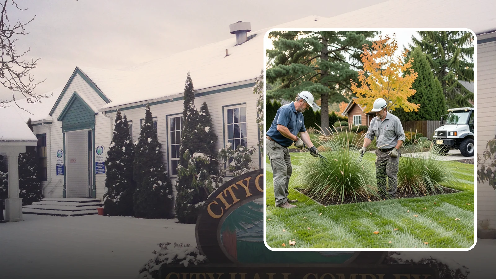 Ornamental Grass Cutting in Pacific, King County, WA - Seasonal cutback of ornamental grasses to clear old growth and make way for fresh spring foliage.