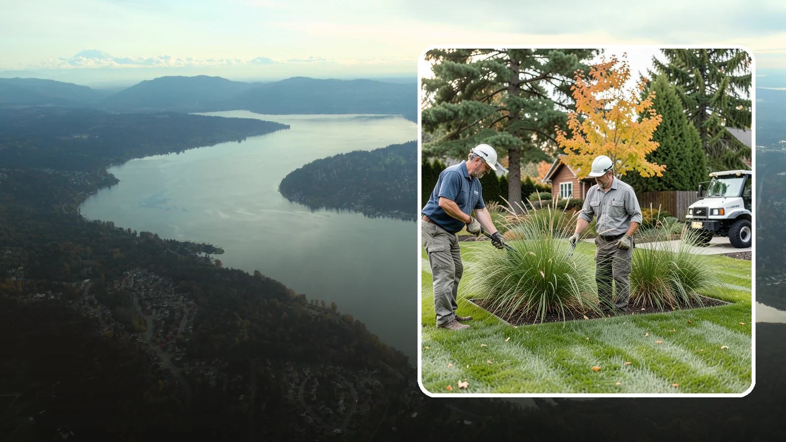 Ornamental Grass Cutting in Sammamish, King County, WA - Seasonal cutback of ornamental grasses to clear old growth and make way for fresh spring foliage.