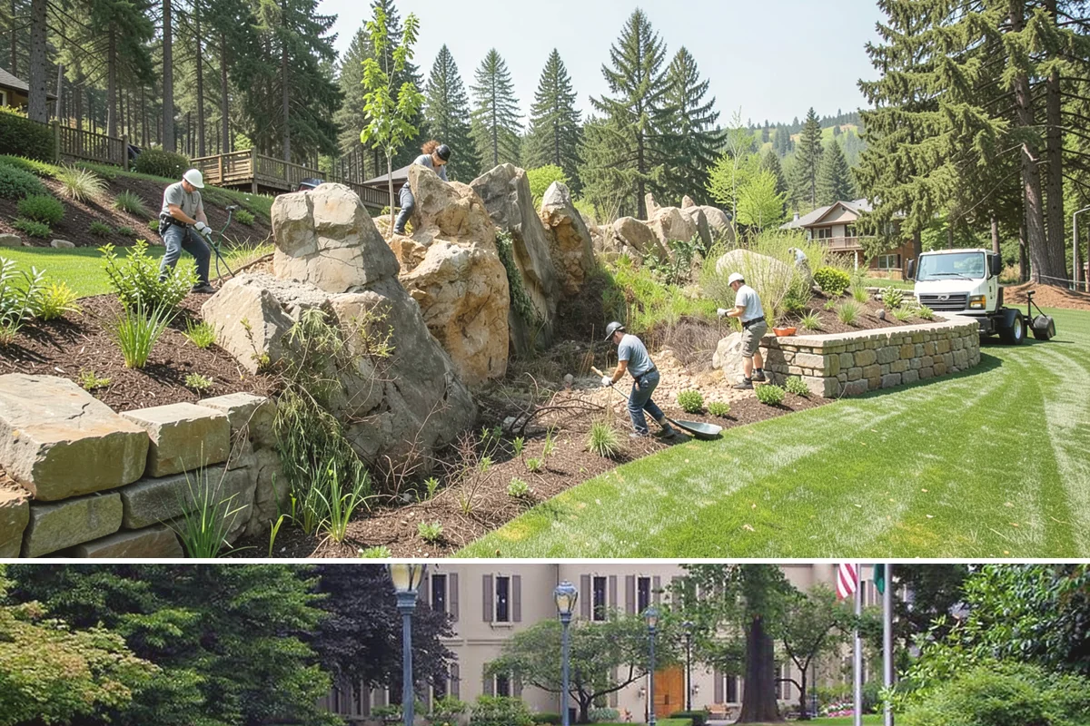 Ornamental Grass Cutting in Woodinville, King County, WA - Best cut back in late winter to early spring before new growth starts.