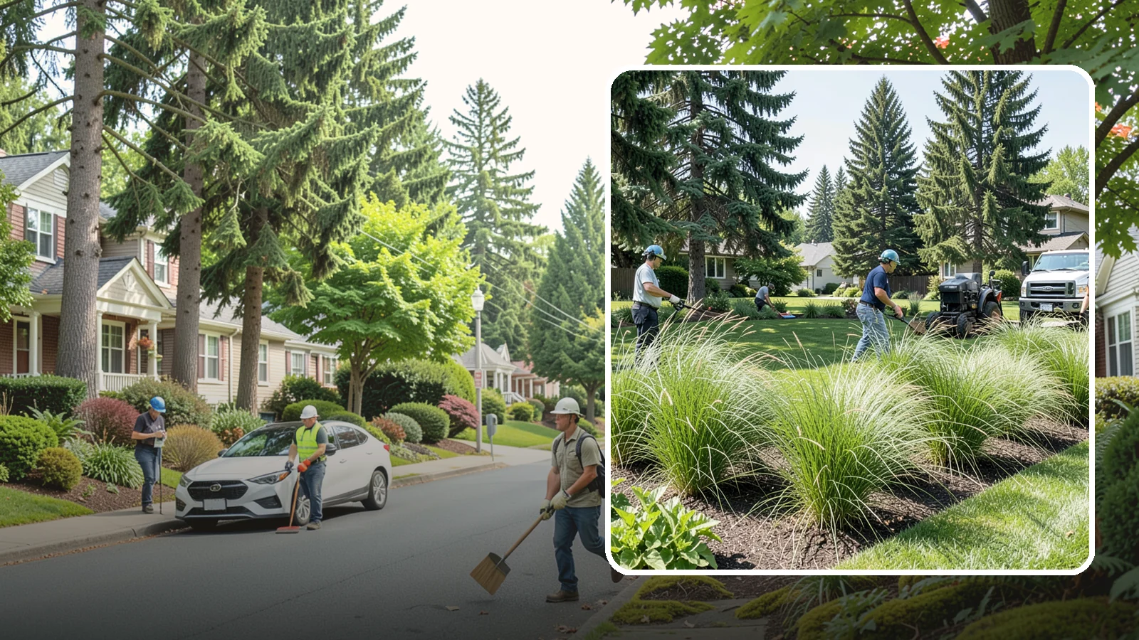 Ornamental Grass Planting in Beaux Arts Village, King County, WA - We plant ornamental grasses that add graceful movement and texture to Northwest landscapes.