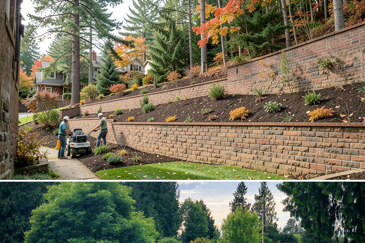 Ornamental Grass Planting in Bonney Lake, Pierce County, WA - Spring planting gives ornamental grasses a full Northwest growing season to establish before their first winter dormancy.