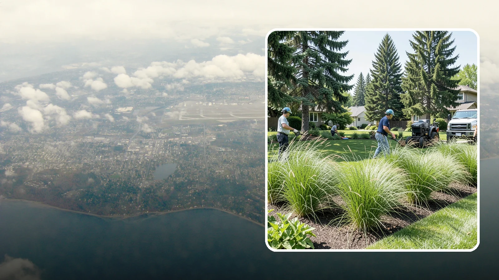 Ornamental Grass Planting in Burien, King County, WA - We plant ornamental grasses that add graceful movement and texture to Northwest landscapes.