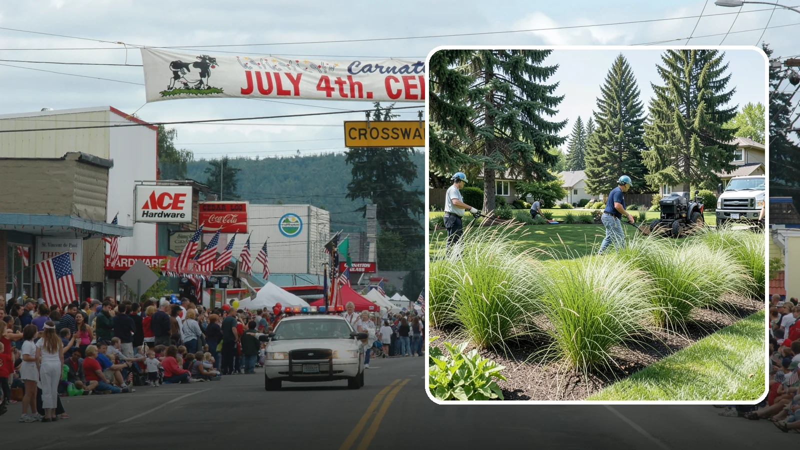 Ornamental Grass Planting in Carnation, King County, WA - We plant ornamental grasses that add graceful movement and texture to Northwest landscapes.