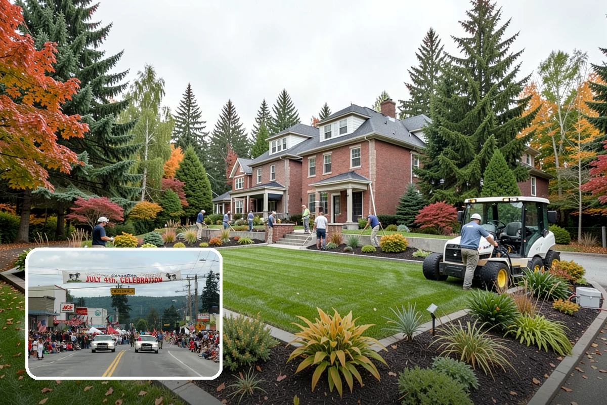 Ornamental Grass Planting in Carnation, King County, WA - Striking texture and movement through every season