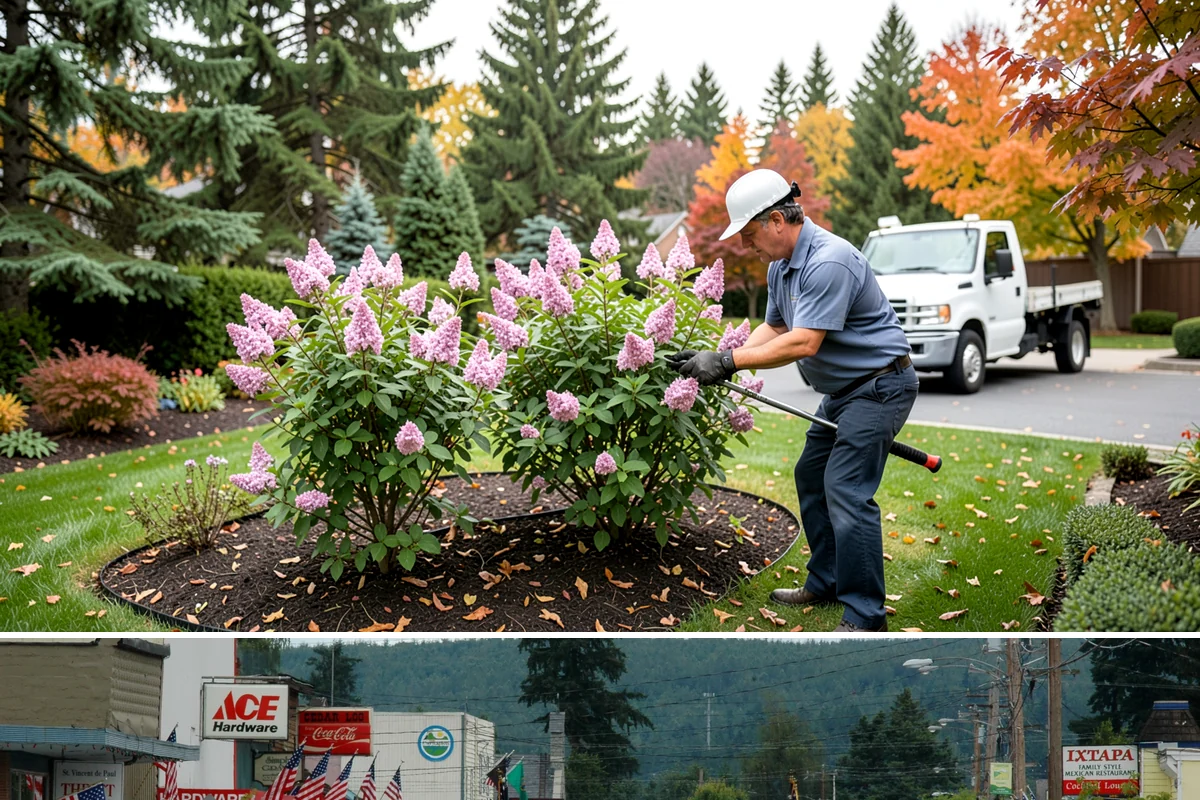 Ornamental Grass Planting in Carnation, King County, WA - Spring planting gives ornamental grasses a full Northwest growing season to establish before their first winter dormancy.