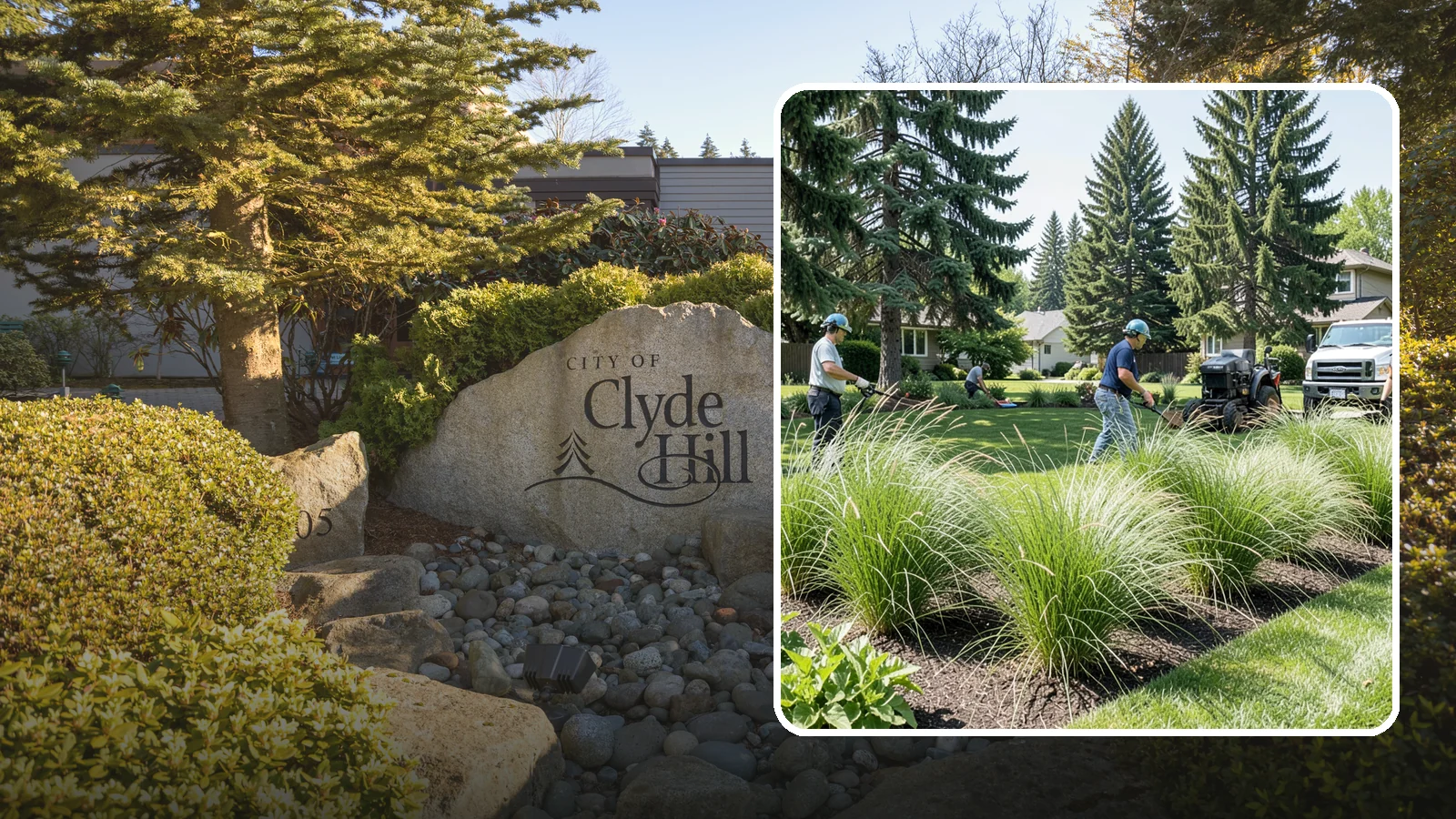 Ornamental Grass Planting in Clyde Hill, King County, WA - We plant ornamental grasses that add graceful movement and texture to Northwest landscapes.