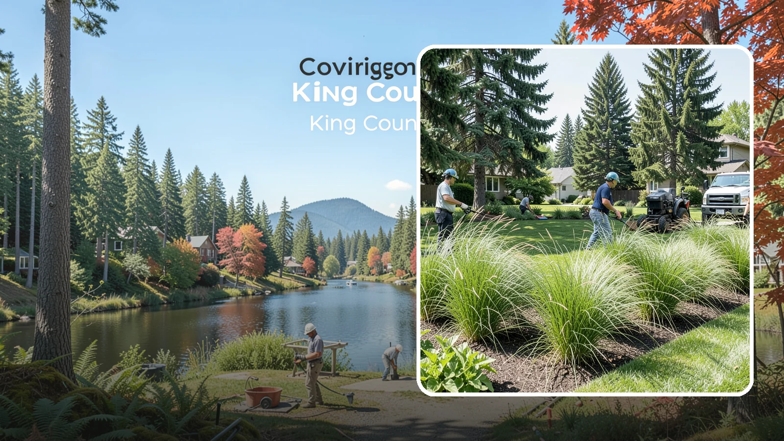 Ornamental Grass Planting in Covington, King County, WA - We plant ornamental grasses that add graceful movement and texture to Northwest landscapes.