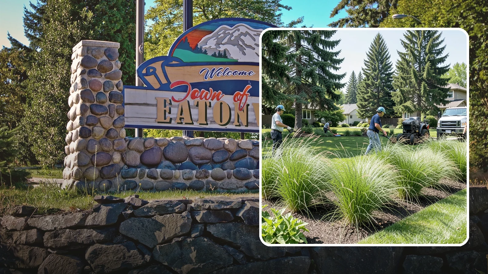 Ornamental Grass Planting in Eatonville, Pierce County, WA - We plant ornamental grasses that add graceful movement and texture to Northwest landscapes.