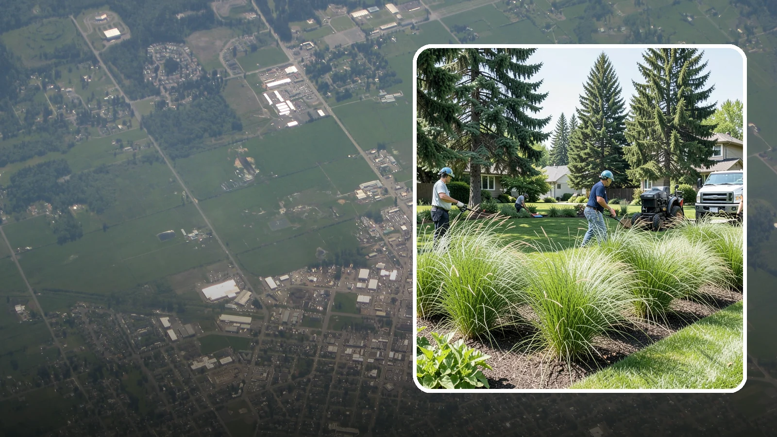 Ornamental Grass Planting in Enumclaw, King County, WA - We plant ornamental grasses that add graceful movement and texture to Northwest landscapes.