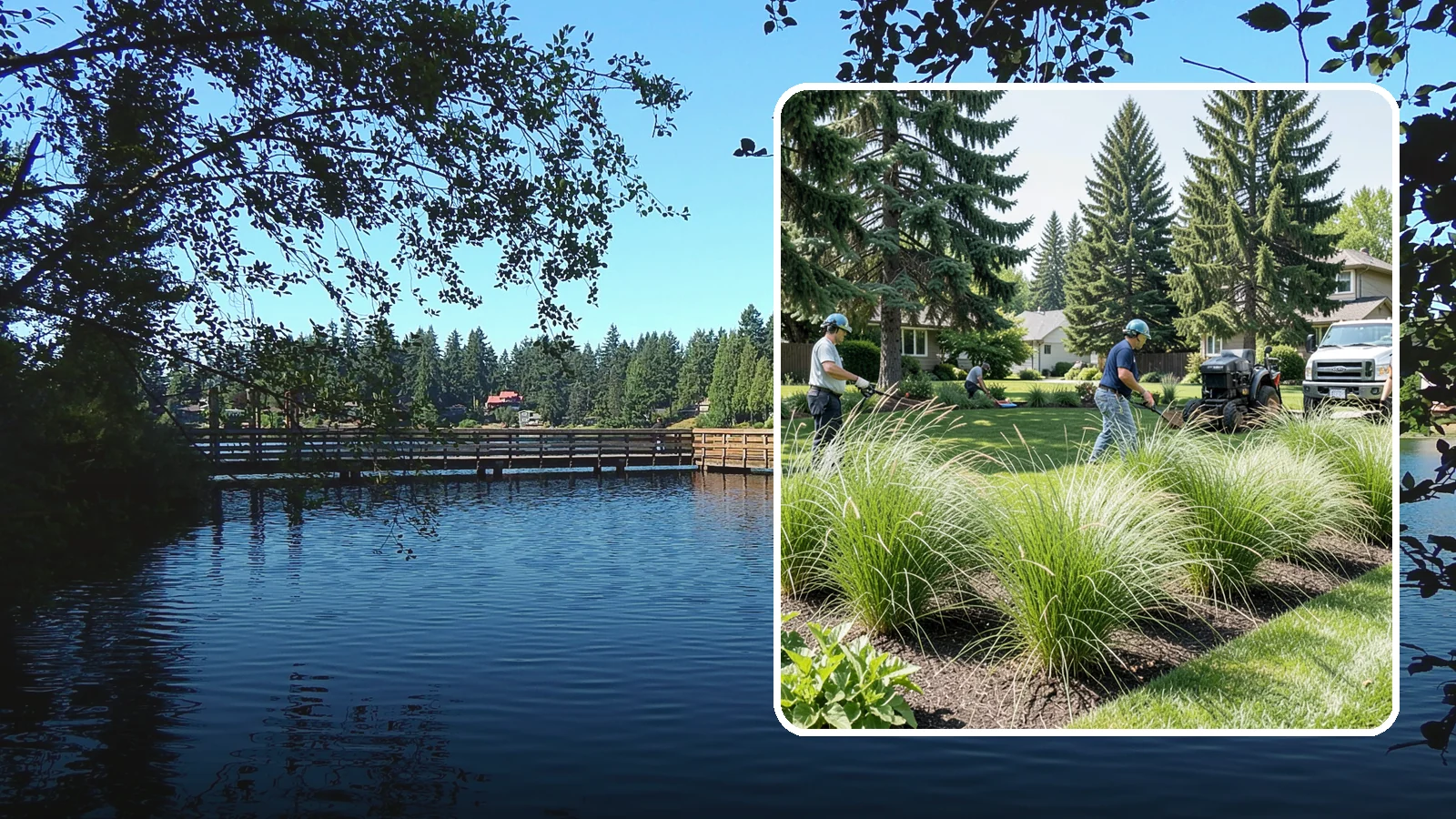 Ornamental Grass Planting in Federal Way, King County, WA - We plant ornamental grasses that add graceful movement and texture to Northwest landscapes.