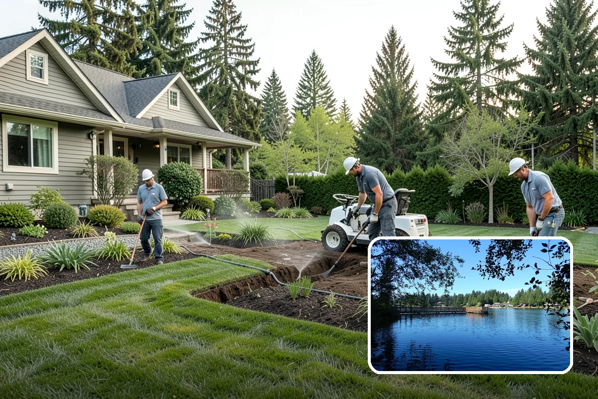 Ornamental Grass Planting in Federal Way, King County, WA - Striking texture and movement through every season