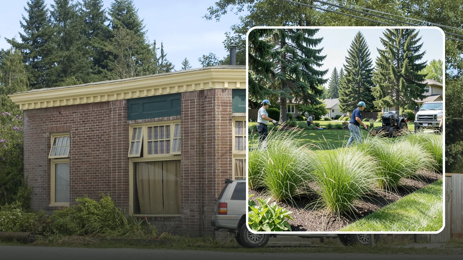 Ornamental Grass Planting in Hamilton, Skagit County, WA - We plant ornamental grasses that add graceful movement and texture to Northwest landscapes.