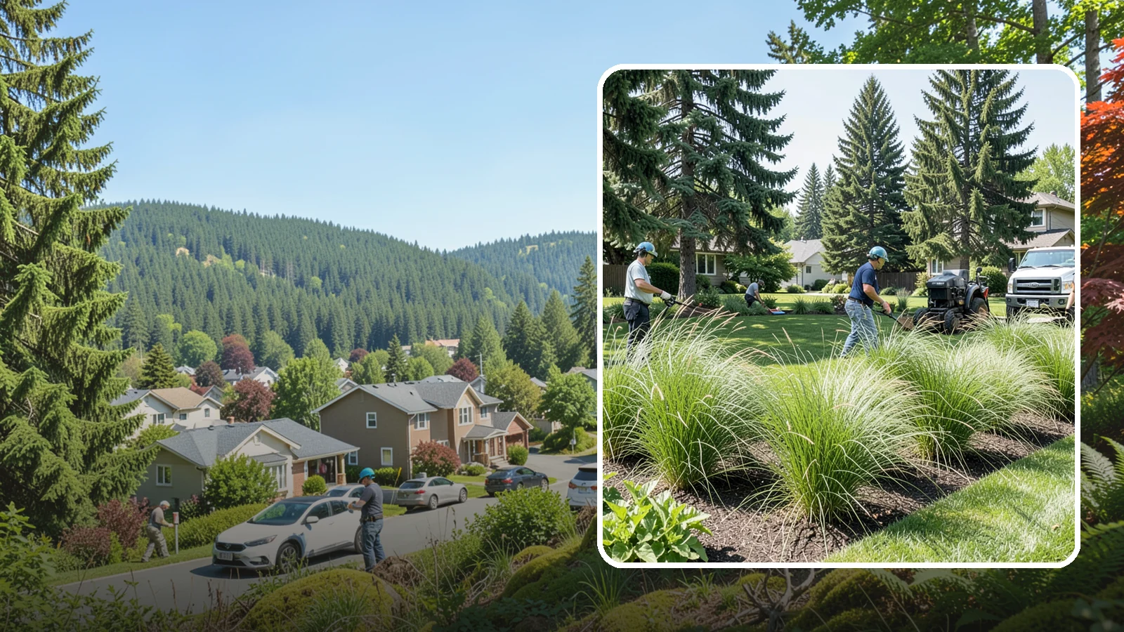 Ornamental Grass Planting in Index, Snohomish County, WA - We plant ornamental grasses that add graceful movement and texture to Northwest landscapes.