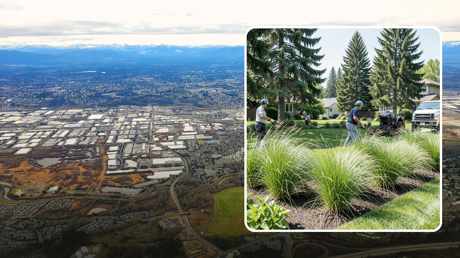Ornamental Grass Planting in Kent, King County, WA - We plant ornamental grasses that add graceful movement and texture to Northwest landscapes.