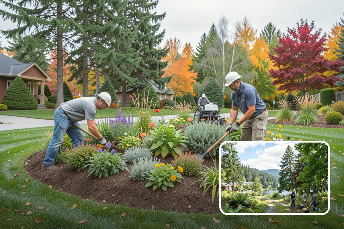Ornamental Grass Planting in Lake Forest Park, King County, WA - Striking texture and movement through every season