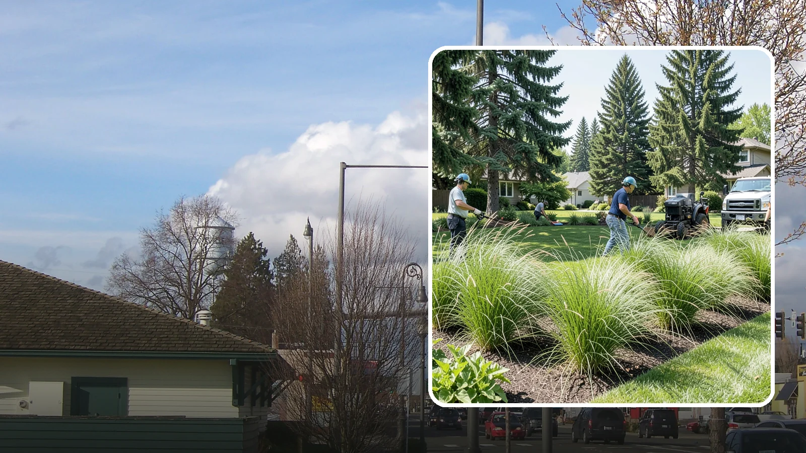 Ornamental Grass Planting in Marysville, Snohomish County, WA - We plant ornamental grasses that add graceful movement and texture to Northwest landscapes.