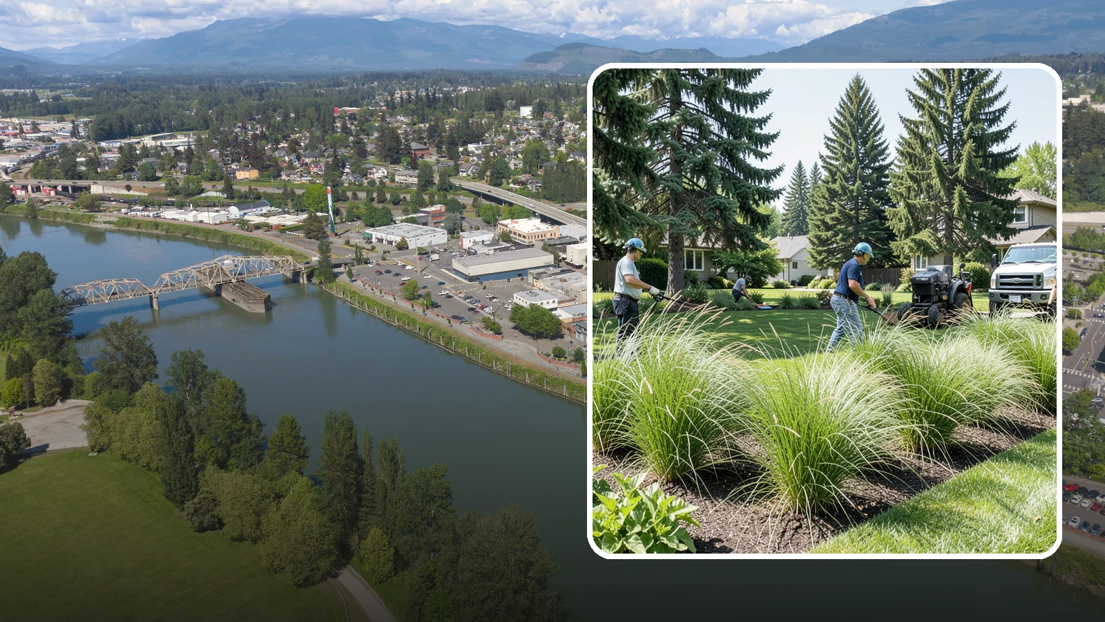 Ornamental Grass Planting in Mount Vernon, Skagit County, WA - We plant ornamental grasses that add graceful movement and texture to Northwest landscapes.