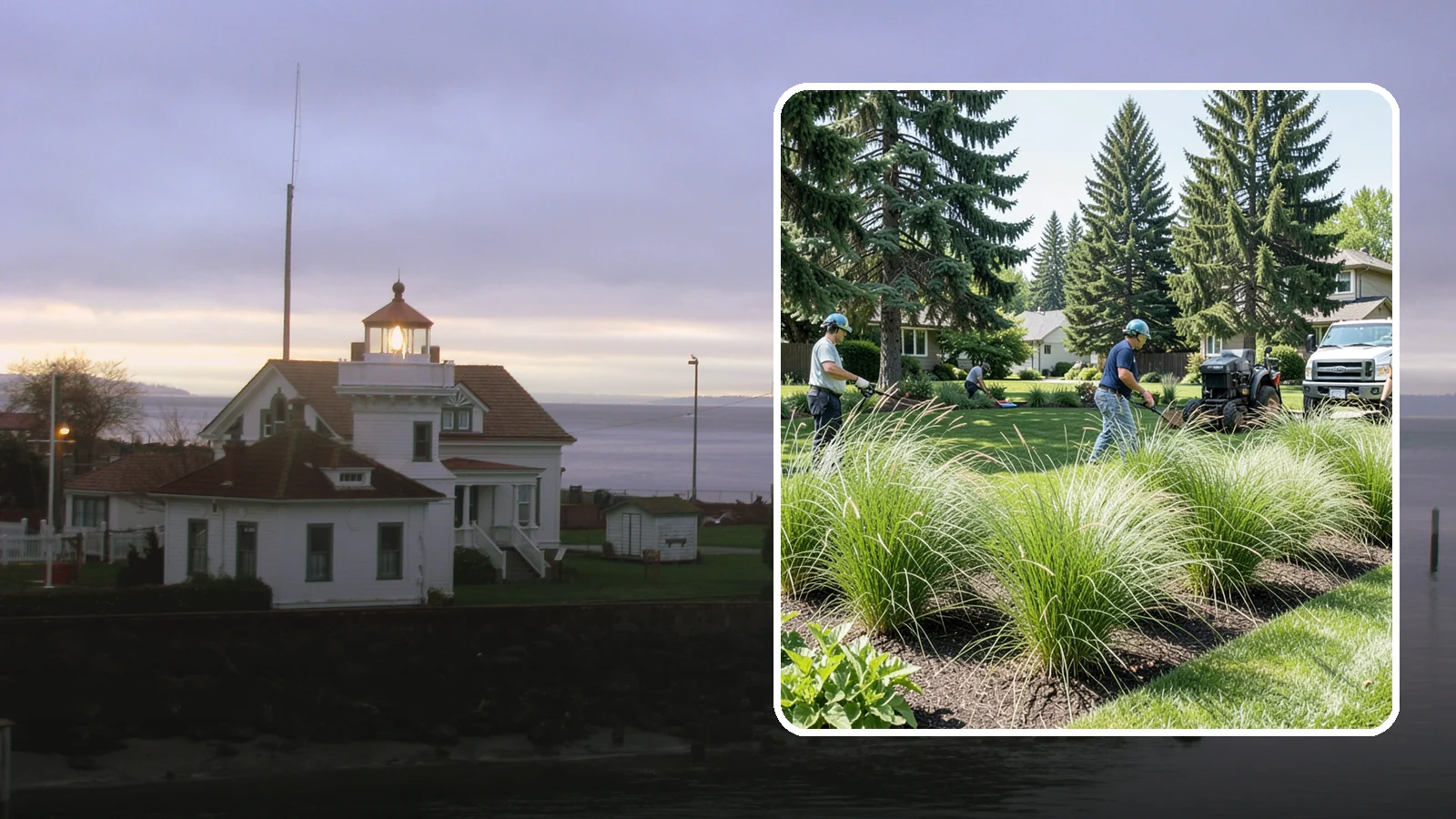 Ornamental Grass Planting in Mukilteo, Snohomish County, WA - We plant ornamental grasses that add graceful movement and texture to Northwest landscapes.