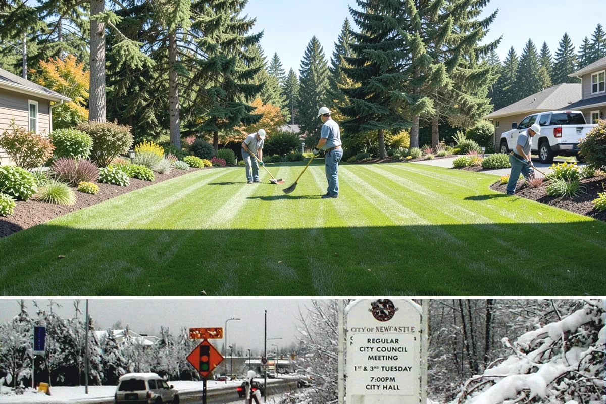Ornamental Grass Planting in Newcastle, King County, WA - Spring planting gives ornamental grasses a full Northwest growing season to establish before their first winter dormancy.