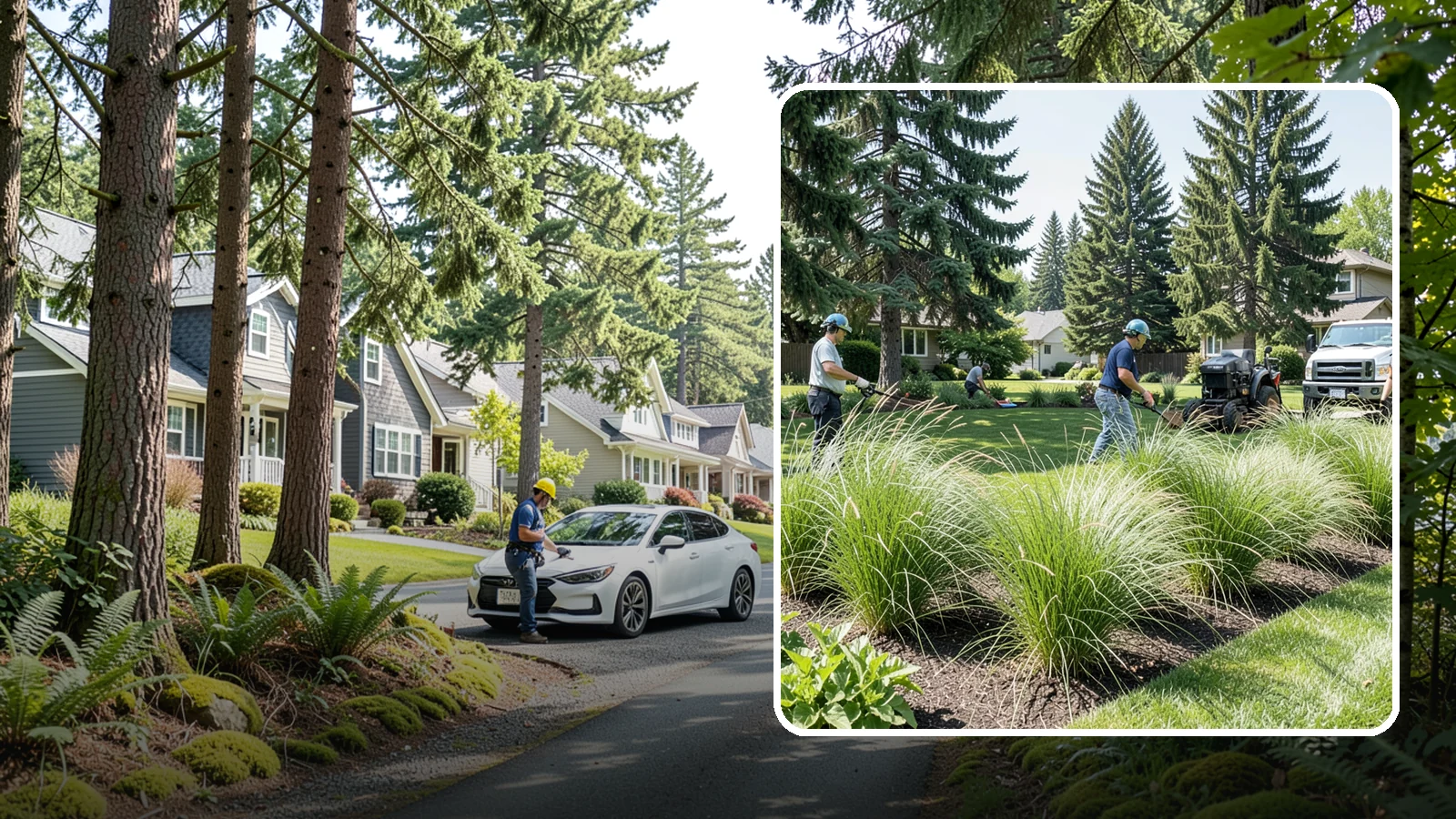Ornamental Grass Planting in Normandy Park, King County, WA - We plant ornamental grasses that add graceful movement and texture to Northwest landscapes.