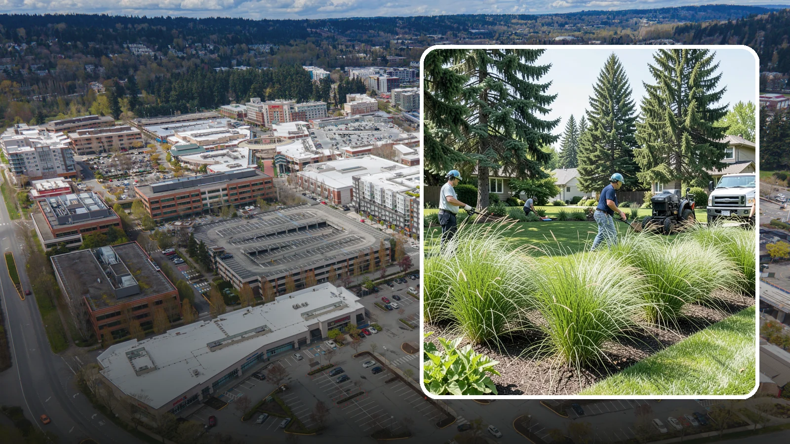 Ornamental Grass Planting in Redmond, King County, WA - We plant ornamental grasses that add graceful movement and texture to Northwest landscapes.