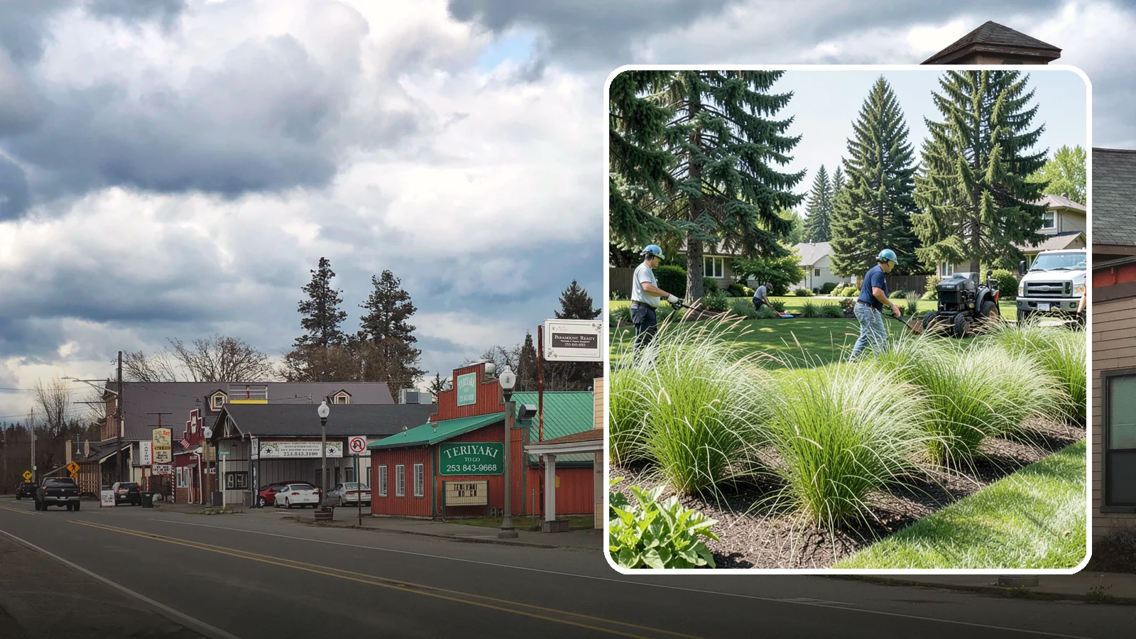 Ornamental Grass Planting in Roy, Pierce County, WA - We plant ornamental grasses that add graceful movement and texture to Northwest landscapes.
