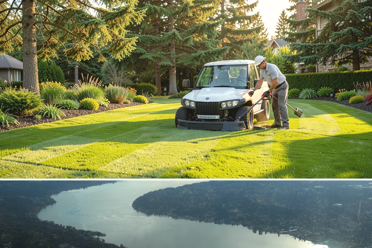 Ornamental Grass Planting in Sammamish, King County, WA - Spring planting gives ornamental grasses a full Northwest growing season to establish before their first winter dormancy.