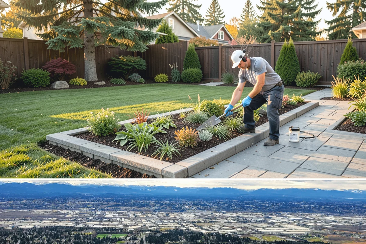 Ornamental Grass Planting in SeaTac, King County, WA - Spring planting gives ornamental grasses a full Northwest growing season to establish before their first winter dormancy.
