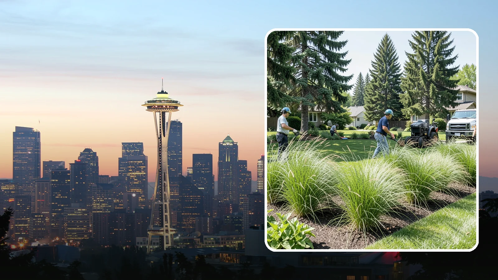 Ornamental Grass Planting in Seattle, King County, WA - We plant ornamental grasses that add graceful movement and texture to Northwest landscapes.