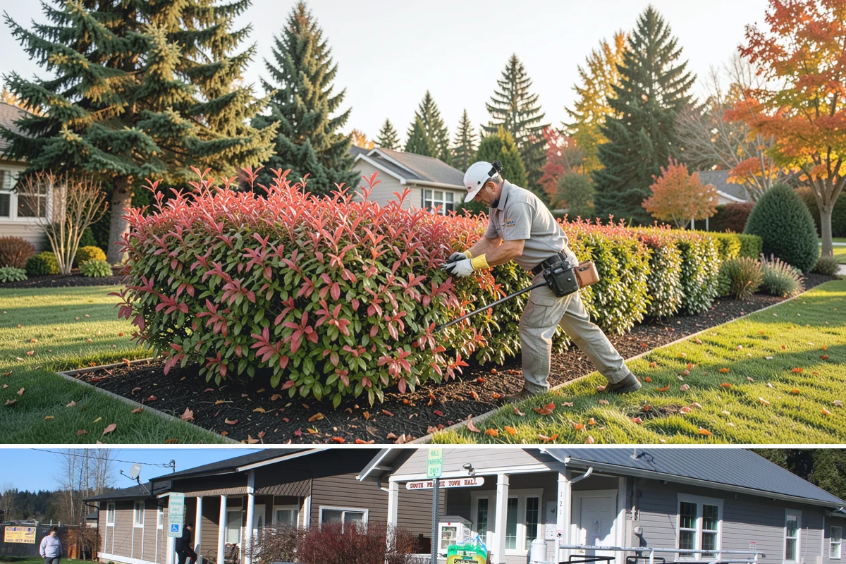 Ornamental Grass Planting in South Prairie, Pierce County, WA - Spring planting gives ornamental grasses a full Northwest growing season to establish before their first winter dormancy.