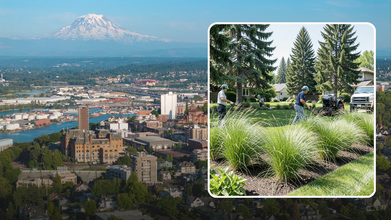Ornamental Grass Planting in Tacoma, Pierce County, WA - We plant ornamental grasses that add graceful movement and texture to Northwest landscapes.
