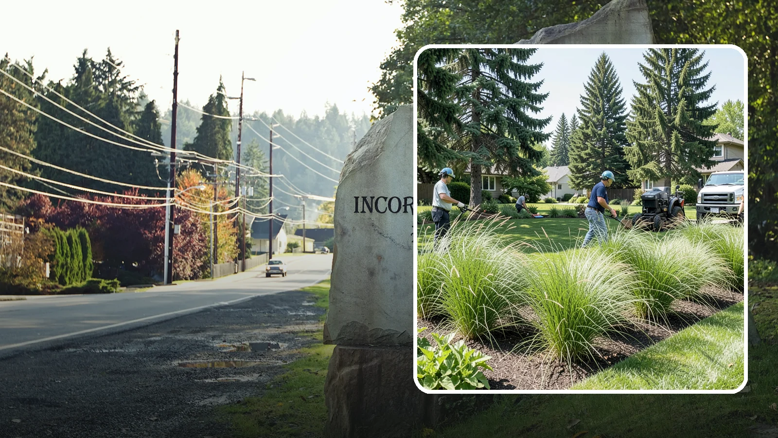 Ornamental Grass Planting in Wilkeson, Pierce County, WA - We plant ornamental grasses that add graceful movement and texture to Northwest landscapes.